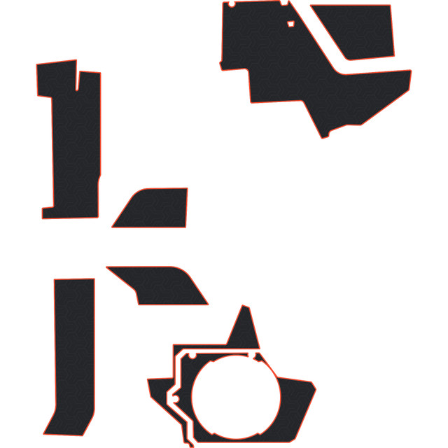 Polaris Xpedition - 4 Seat Center Console - OEM