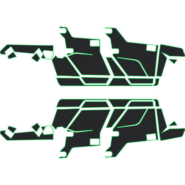 Polaris Ranger XP 1000 - 4 Seat Exterior Door Kit - OEM