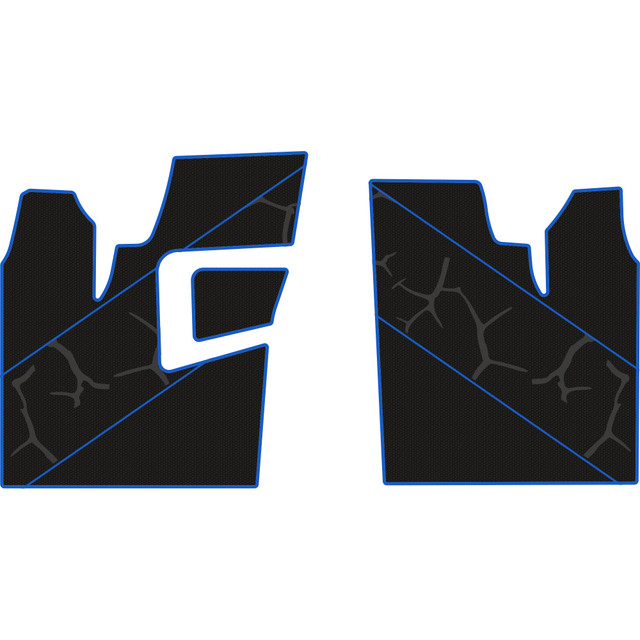 2011-2014 Polaris RZR 900 XP - 2 Seat Floor Mats - OEM