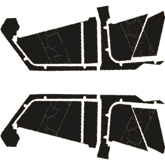 Polaris RZR Pro R- 4 Seat Door Liners - Moto Armor Partial Coverage