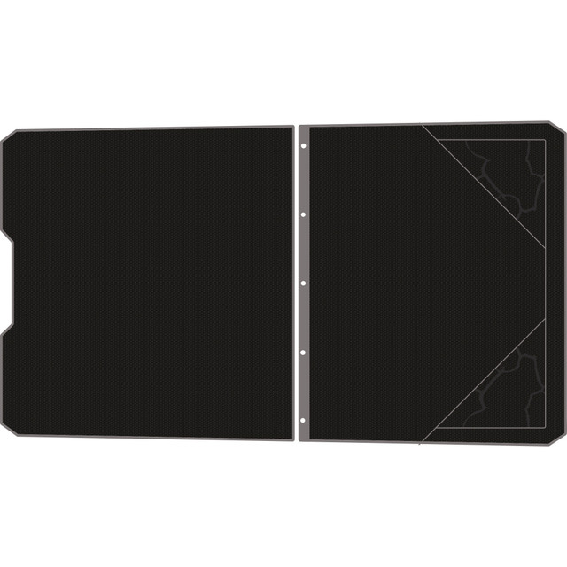 Polaris Pro R - 4 Seat Headliner - OEM - Black Over Storm Gray, 6mm Embossed