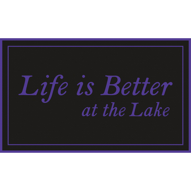 Life is Better at The Lake Dock Mat