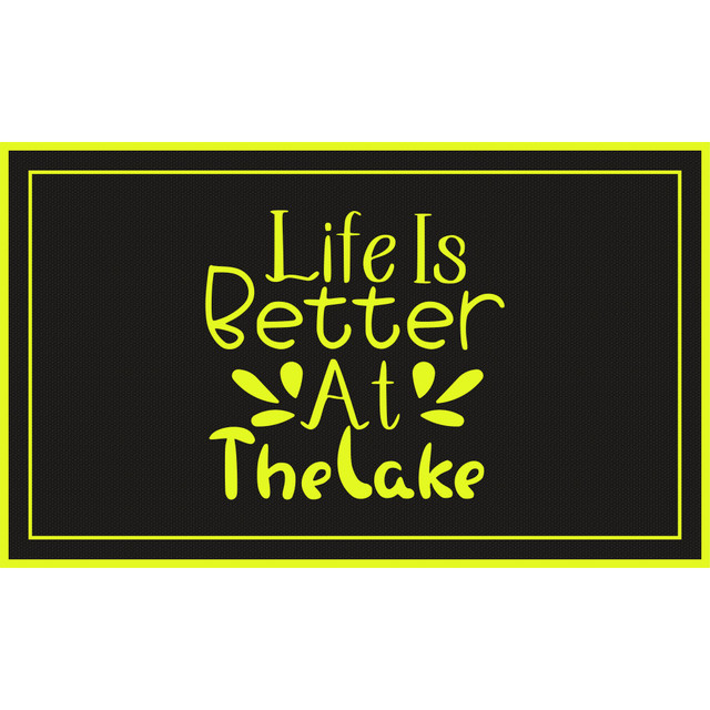 Life is Better at The Lake II Dock Mat