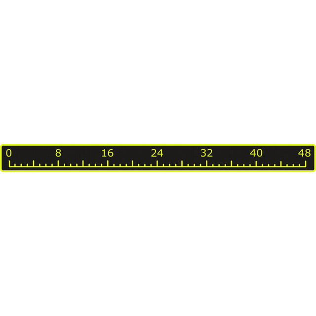 Adhesive 48" SeaDek Fish Measuring Ruler