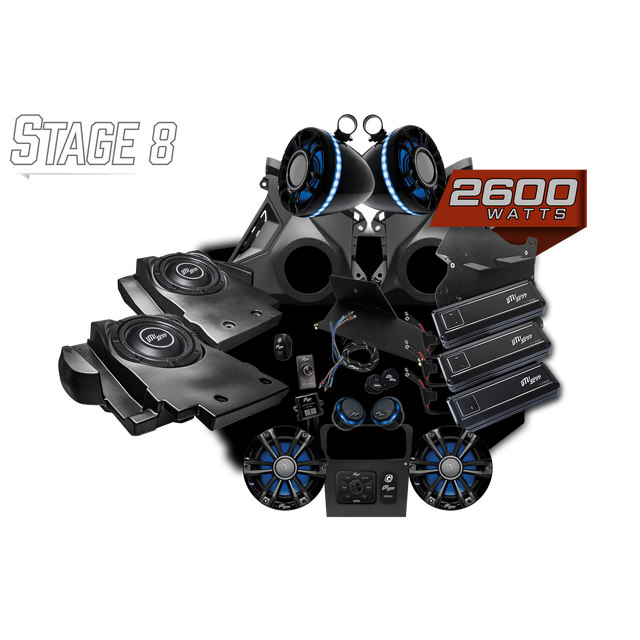 Can-Am® Maverick R Signature Series Stage 8 Stereo Kit | UTVS-R-S8-S