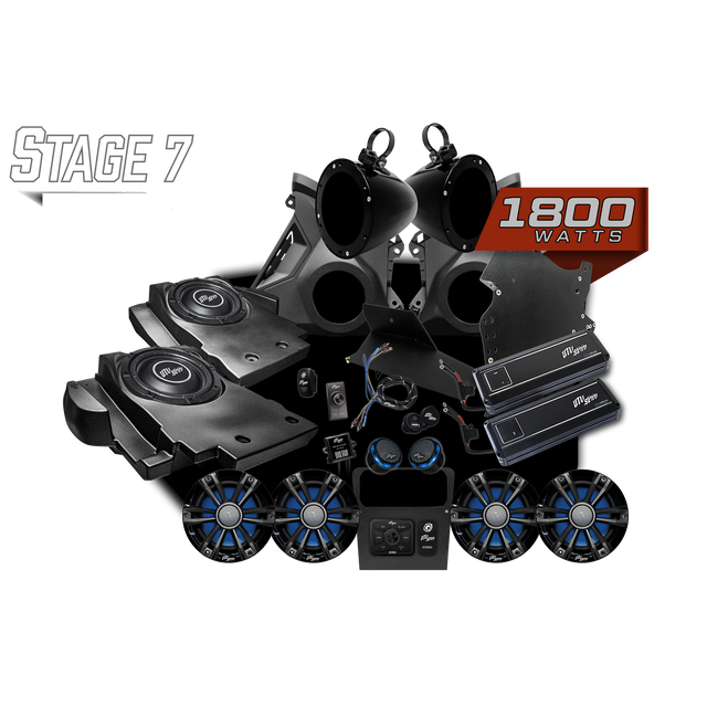 Can-Am® Maverick R Signature Series Stage 7 Stereo Kit | UTVS-R-S7-S