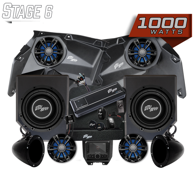Can-Am® X3 Signature Series Stage 6 Stereo Kit | UTVS-X3-S6-S