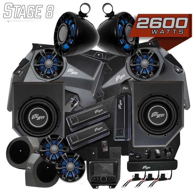 Can-Am® X3 Signature Series Stage 8 Stereo Kit | UTVS-X3-S8-S