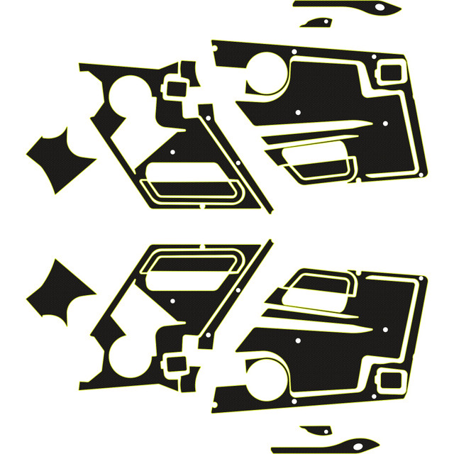 Speed UTV El Jefe - 4 Seat Door Liners - OEM