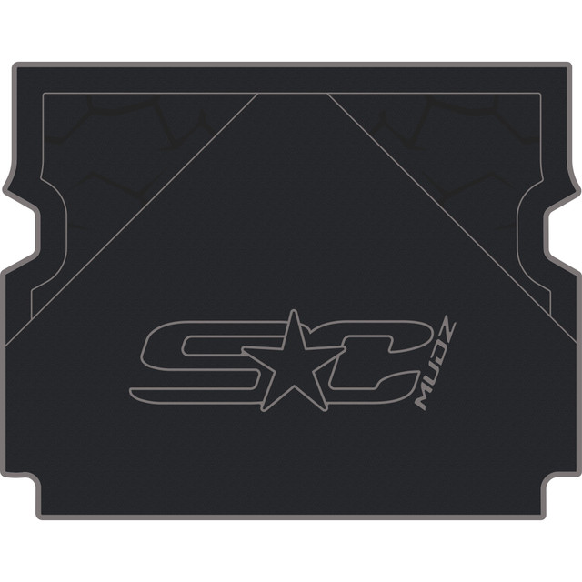 Polaris Xpedition - Bed Mat - ADV (Enclosed Model) with OEM Mat - Black Over Storm Gray, 8mm HD Tetrapod