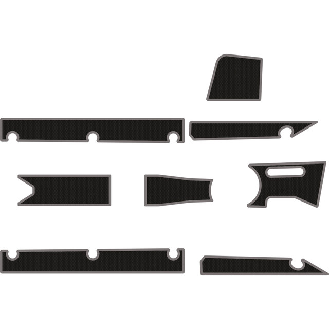 2018 Arctic Cat Wildcat XX - 2 Seat Accessory Kit - OEM - Black Over Storm Gray, 6mm Embossed