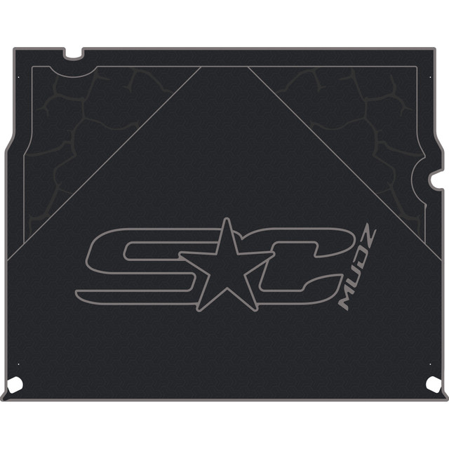 Polaris Xpedition - Bed Mat - ADV (Enclosed Model) without OEM Mat - Black Over Storm Gray, 8mm HD Tetrapod