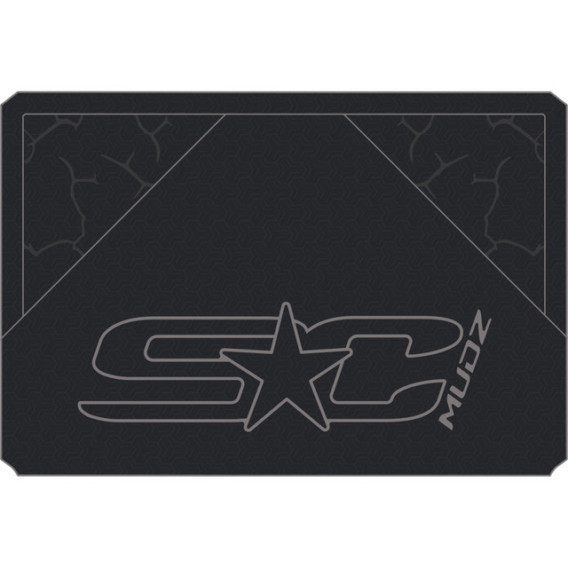 Polaris Ranger XP 1000 - Bed Mat - OEM - Black Over Storm Gray, 8mm HD Tetrapod