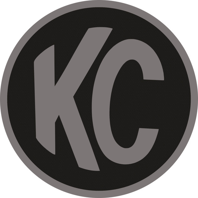 KC Pro 6 - Light Covers - Black Over Storm Gray, 6mm Embossed