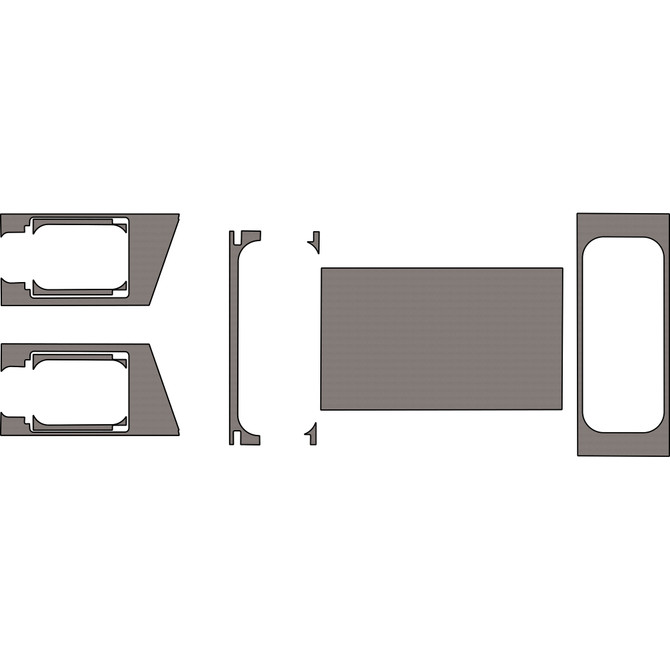 Polaris Ranger 1500 - 4 Seat Truck Cap Accessories - Kelly Fabworks