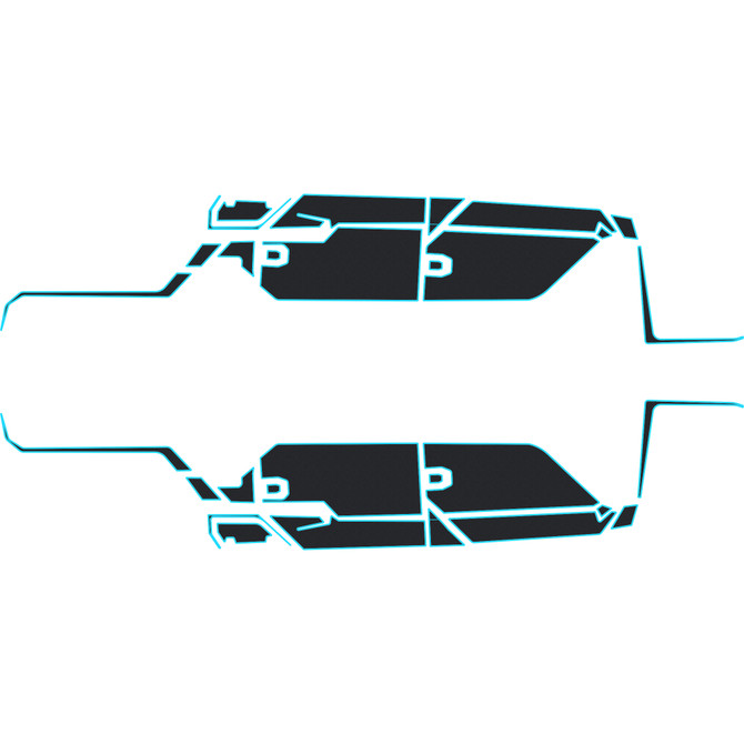 Polaris Ranger 1500 - 4 Seat Exterior Door Kit - OEM