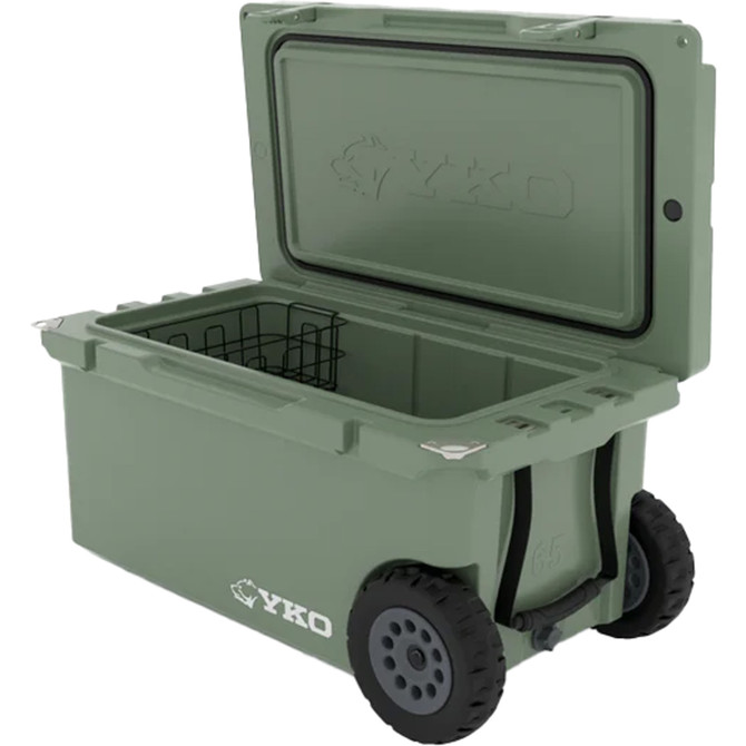 Yukon Wind River Series Wheeled Hard Cooler - 65 Qt