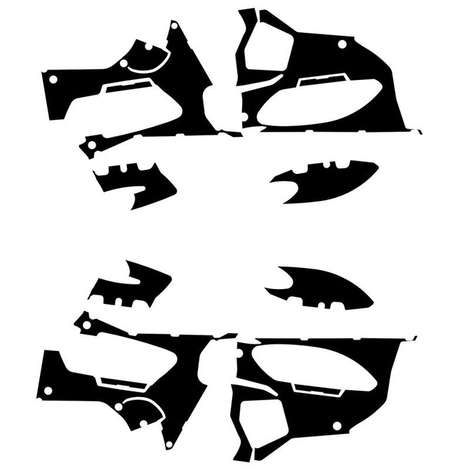 Kawasaki Teryx H2 - 4 Seat Door Liners - OEM