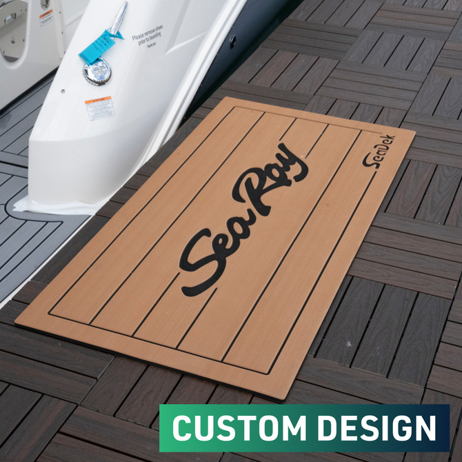 Welcome Aboard Dock Mat