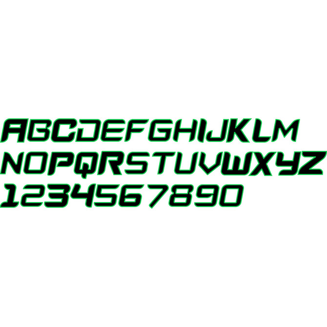 3D Adhesive Boat & Watercraft Registration Numbers