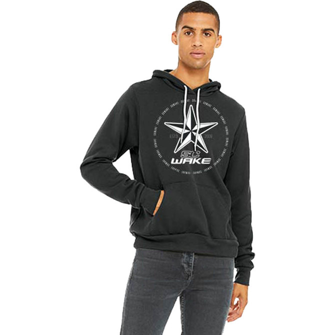 SC Wake Star Design Lightweight Sponge Fleece Hoodie