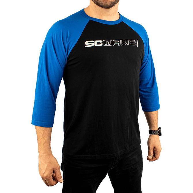 SC Wake 3/4 Quarter Sleeve Baseball T-Shirt