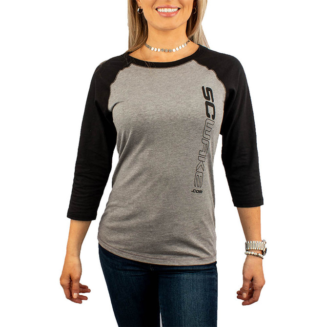 SC Wake Dot Com 3/4 Sleeve Raglan Tee