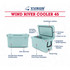 Yukon Wind River Series Wheeled Hard Cooler - 45 Qt