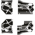 2023–2026 Kawasaki Teryx KRX4 1000 - 4 Seat Door Liners - OEM - Black Over Storm Gray, 6mm Embossed