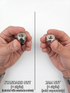 Stainless Steel Thin Jam Nylon Insert Lock Nut 1/2-13 (Single)
