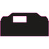 Icon i40X Golf Cart Floor Mat - Black Over Paradise Pink, 6mm Embossed