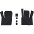2022-2026 Polaris RZR Pro Series - 2 Seat Floor Mats - OEM - Black Over Storm Gray, 8mm HD Tetrapod