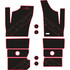 Polaris RZR 1000 - 4 Seat Floor Mats - OEM