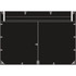 2023-2025 Can-Am Maverick R - 2 Seat Headliner with Recessed LightBar - TMW - Black Over Storm Gray, 6mm Embossed