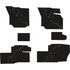 Polaris Ranger 1500 - 4 Seat Floor Mats - OEM