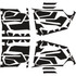 2025 Polaris RZR Pro R - 4 Seat Door Liners - OEM without Door Bags - Black Over Storm Gray, 6mm Embossed