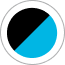 Black over Bahama Blue SeaDek swatch