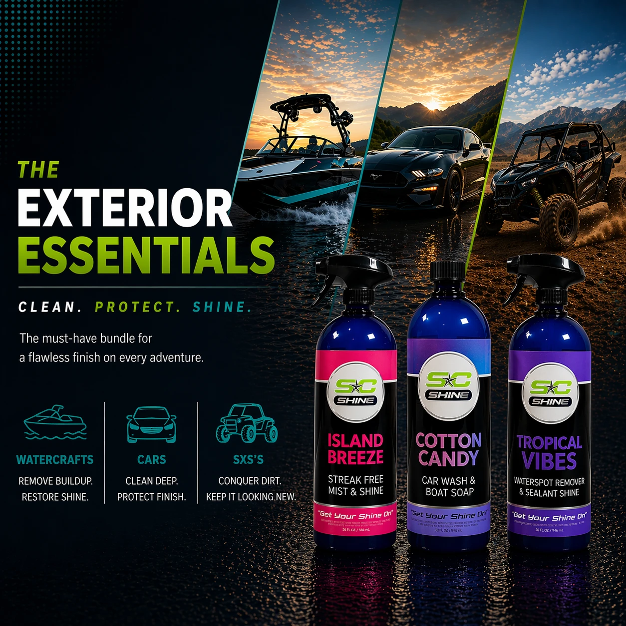 Exterior Essentials cleaning bundle