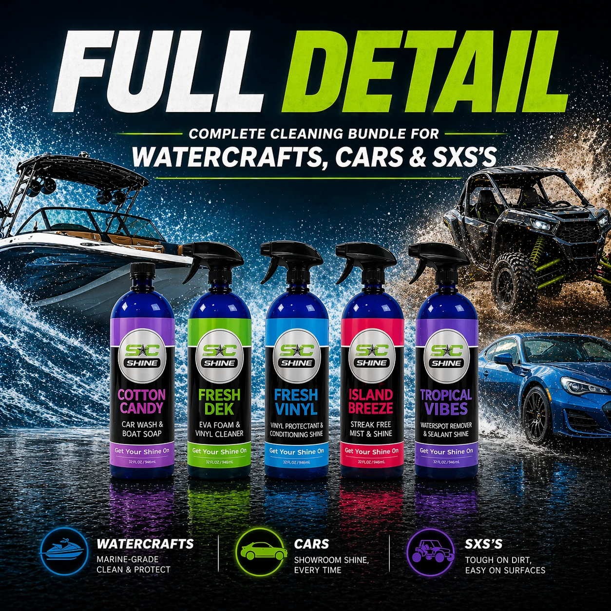 Full Detail cleaning bundle