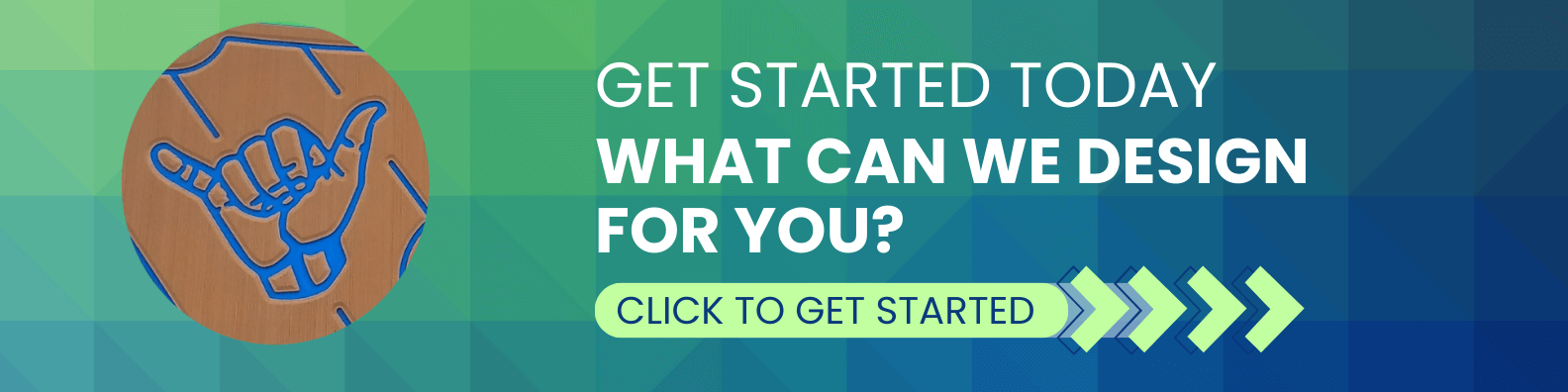 Get started text banner