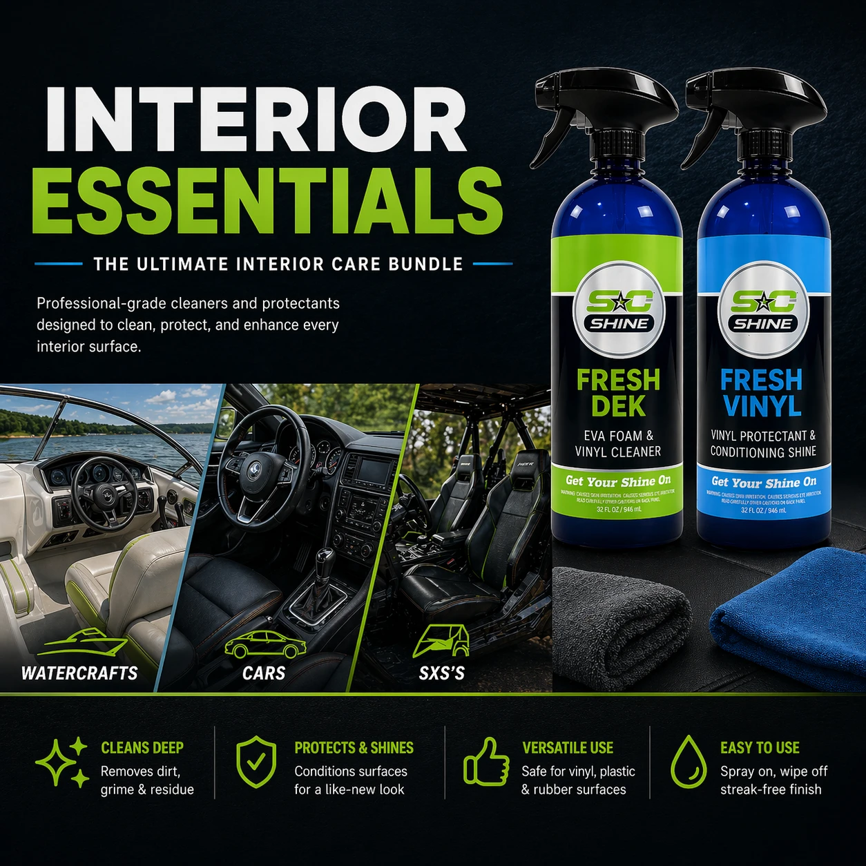 Interior Essentials cleaning bundle