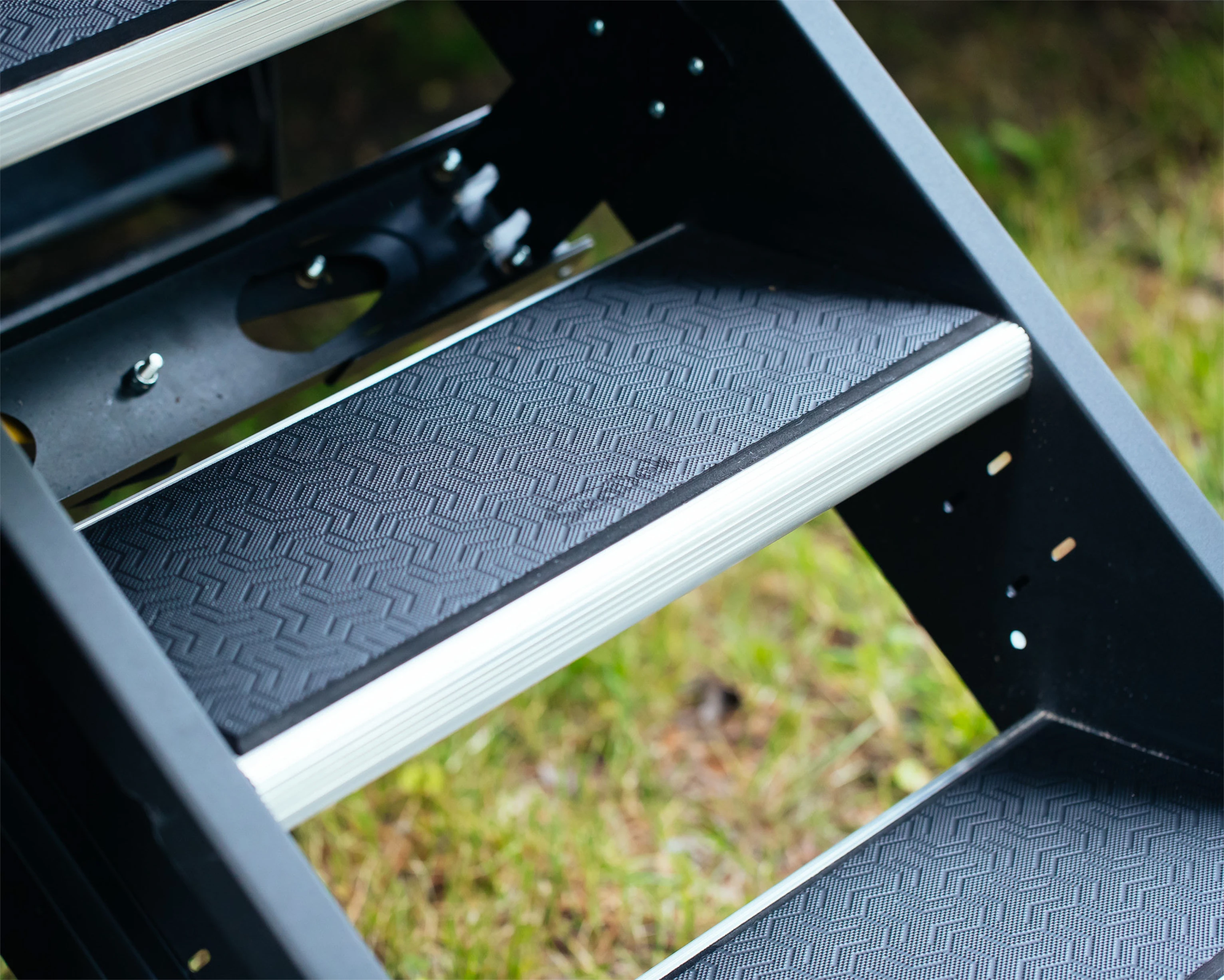 SeaDek step cover on an RV entry step