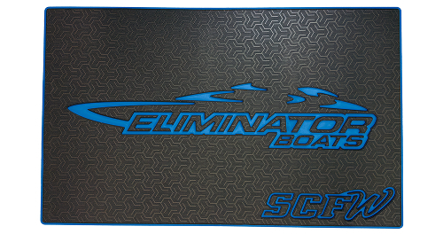 Eliminator Boats custom dock mat