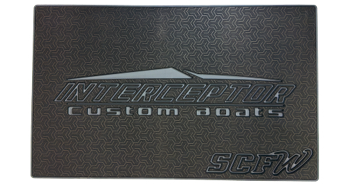 Interceptor Custom Boats dock mat
