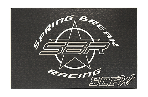 Spring Break Racing custom dock mat