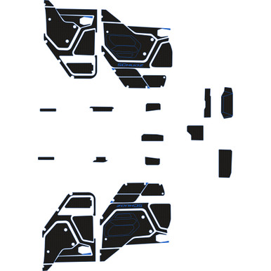 Polaris Xpedition - 4 Seat Door Liners & Dash Kit - OEM