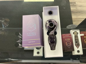 Gemstone Spoon Pipe Amethyst