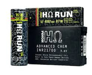 hohm run xl advanced chem 21700 3.6v
