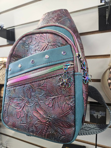 Crossbody Sling Flower Rainbow