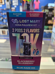 blue razz ice / blackberry blueberry 70,000 disposable kit